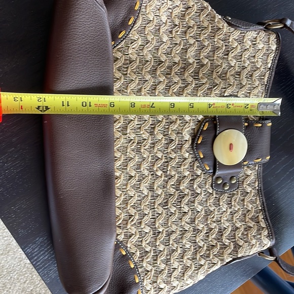 Kate Landry Paper Straw Shoulder Bag - Picture 4 of 4